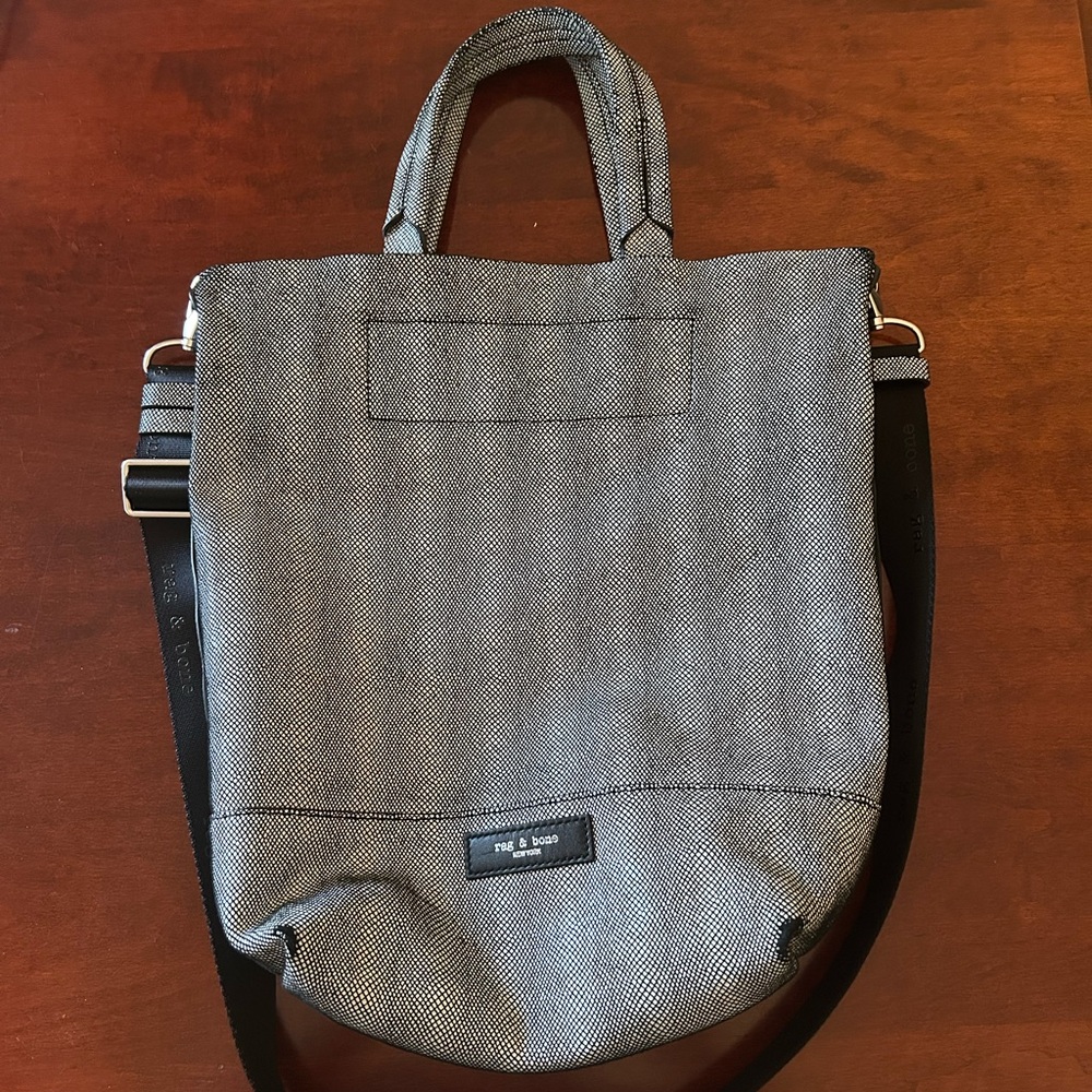 rag & bone Black and White Shoulder Bag